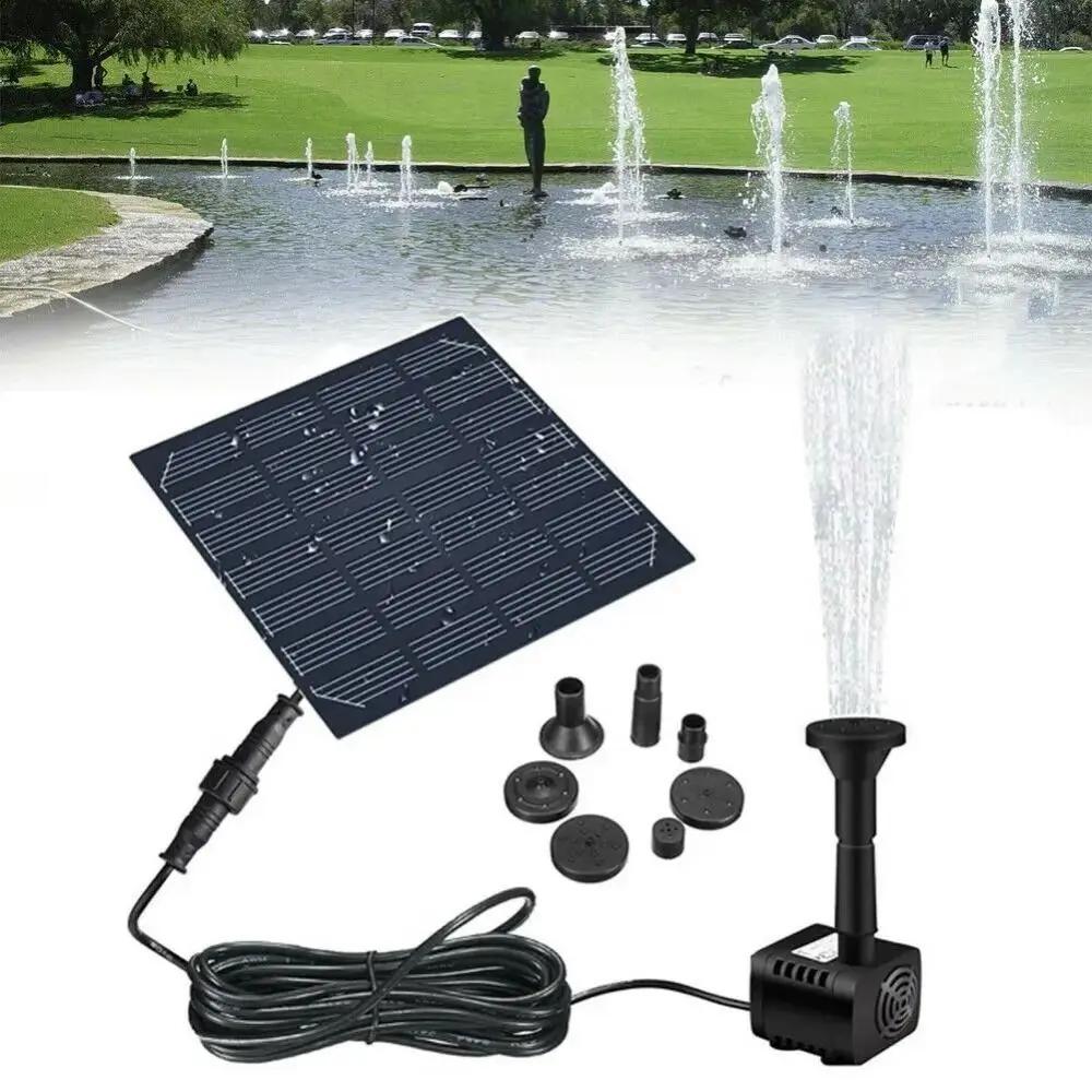 Mini pompe de fontaine solaire, kit de panneau d'alimentation, pompe à eau à panneau solaire pour pi