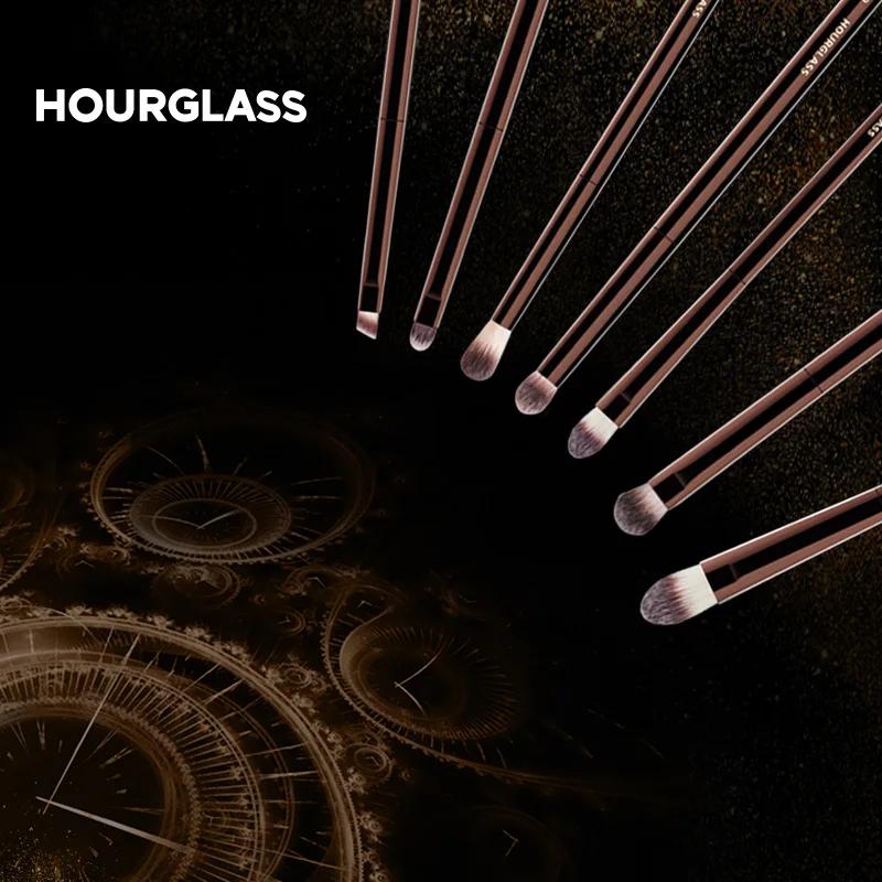 Hourglass-Pinceaux de maquillage, poudre, fond de teint, correcteur, fard à joues, bronzant, ombre à
