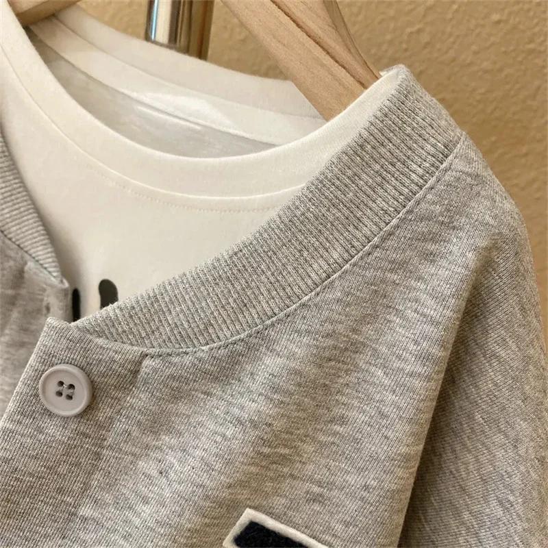 Ensemble de vêtements pour bébés filles, 2 pièces, veste + pantalon de printemps, costume de Sport p