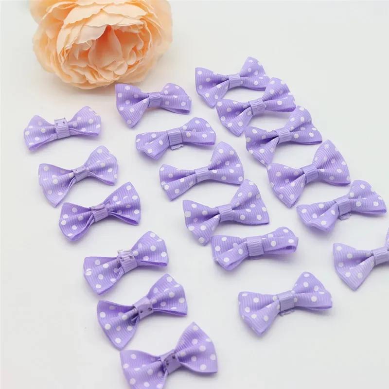 50/100 pièces taille 2cm x 3.5cm mini nœud à pois taille nœud papillon vêtements bricolage accessoir