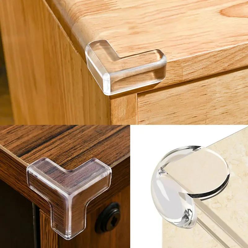 Protecteur de table en silicone souple et transparent pour enfants, anti-collision, coin de table, c