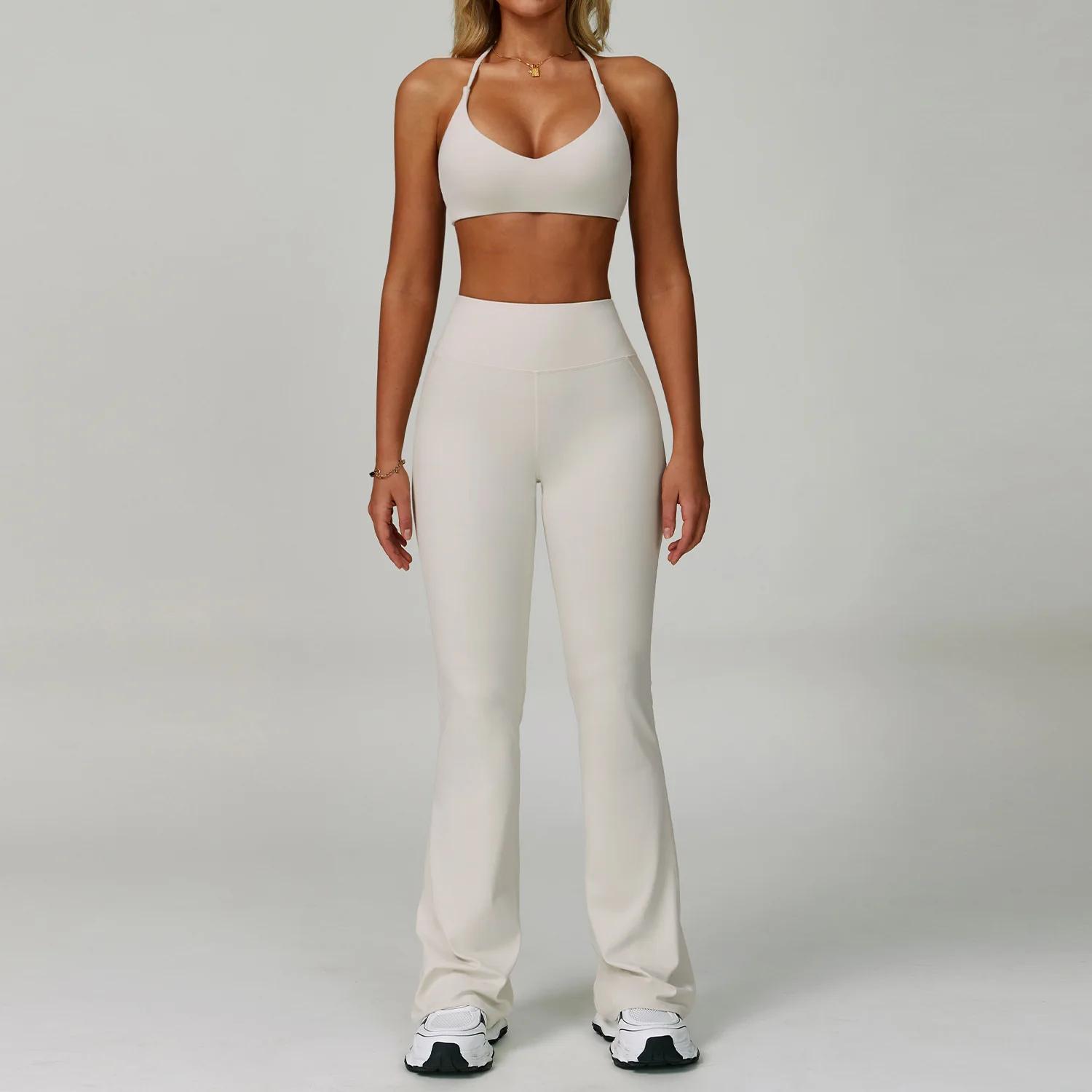 Ensemble de survêtement pour femmes 2 pièces Vêtements de fitness Ensembles de yoga Vêtements de spo