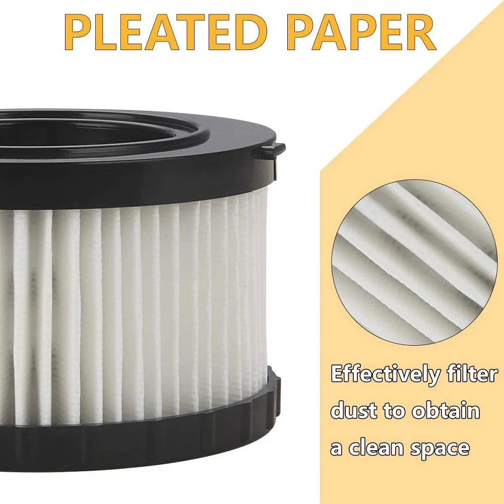 Filtre HEPA compatible avec DeWalt DC5151H, DC515, DCV517, support d'une demi-gallon, aspirateurs se