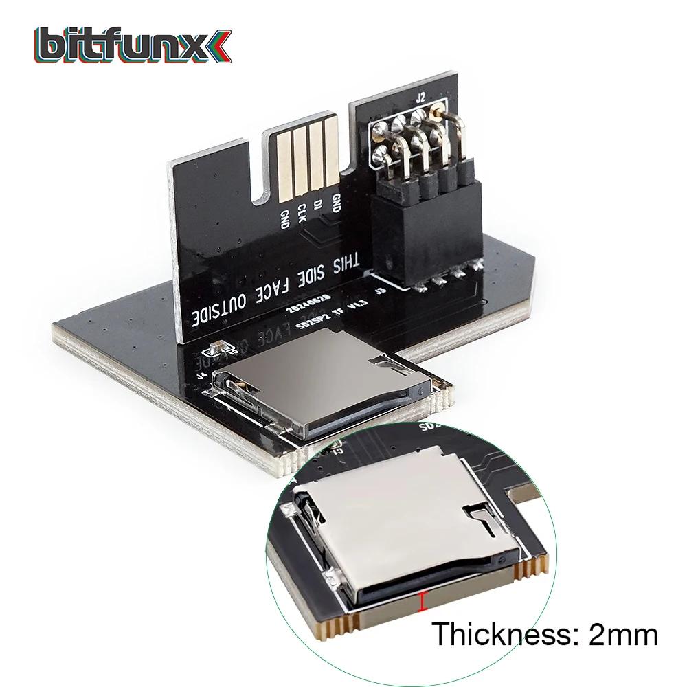 BitFunx – adaptateur de carte MicroSD TF SD2SP2 POR pour Nintendo Gamecube NGC NTSC, Port série 2-or