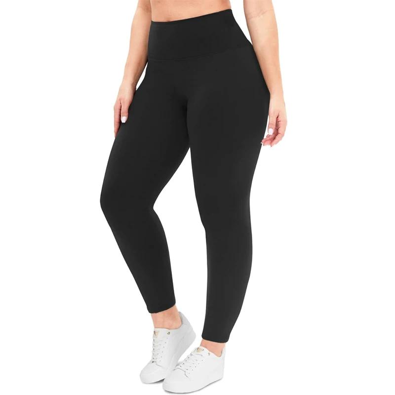 VITALINOVO Leggings grande taille avec poches pour femme taille haute contrôle du ventre pantalon de
