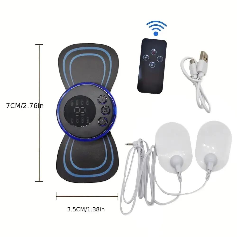 Ohio eur de cou aste avec télécommande, 8 modes, EMS, faible impulsion morte, instituts de relaxatio