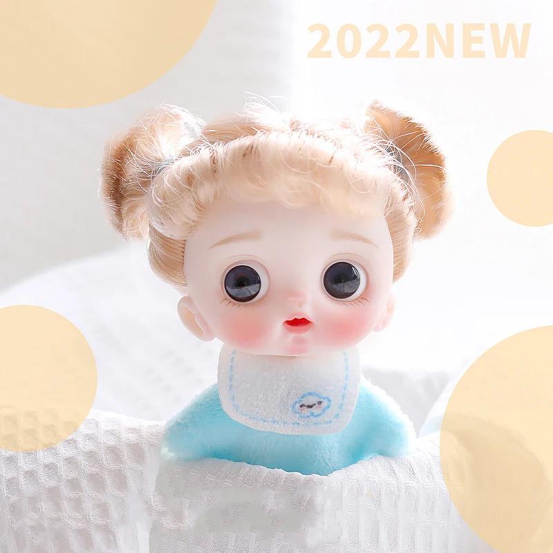 Mini jouets de poche pour filles, vêtements de poupée, bébé mignon souriant, maquillage du corps, po