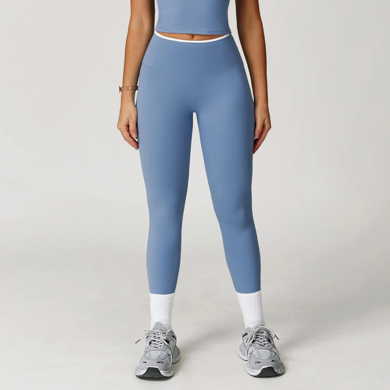 Nouveaux Leggings de Yoga Taille Haute pour Femme, Extensibles, Effet Push-Up, pour Fitness et Cours