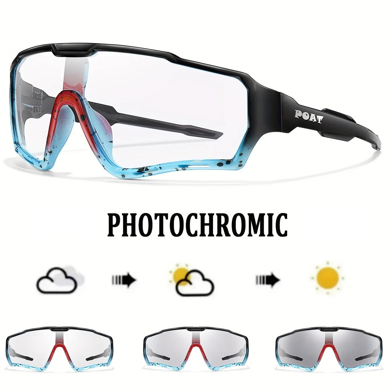 POAT tout nouveau Style lunettes de soleil photochromiques sport hommes femmes vtt vélo lunettes de 