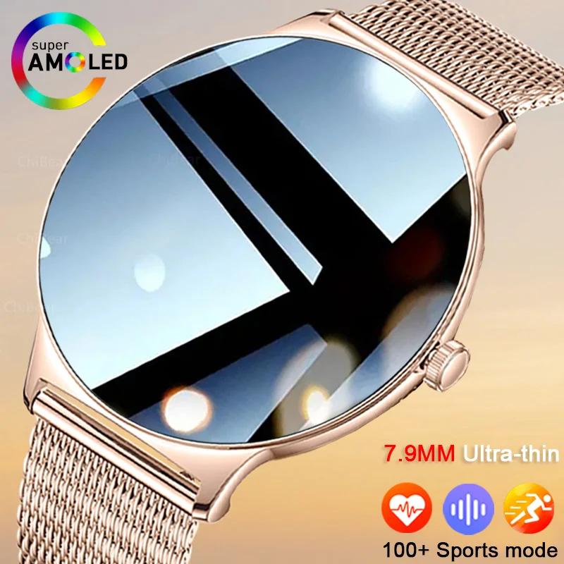 Montre connectée Ultra-mince et Durable pour femmes, écran Amoled de 1.43 pouces, appel sans fil, sp