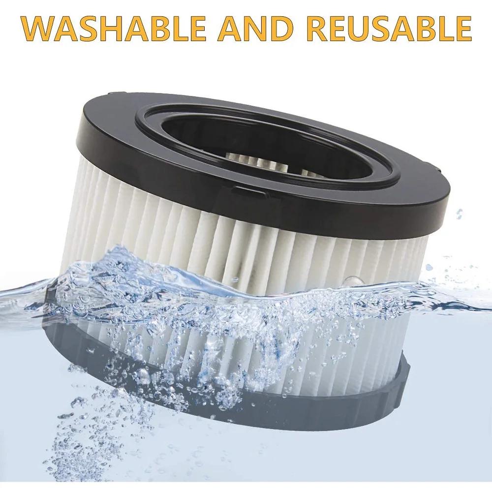 Filtre HEPA compatible avec DeWalt DC5151H, DC515, DCV517, support d'une demi-gallon, aspirateurs se