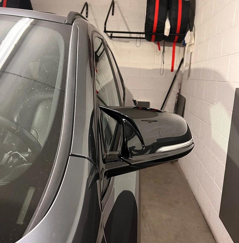 Couvercle de miroir en Fiber de carbone noir, 2 pièces, pour BMW X1 F48 X2 F39 Z4 G29 2 GT F45 F46 1