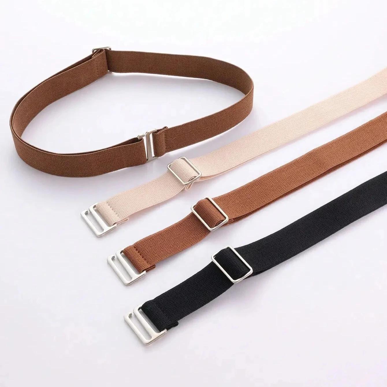Ceinture de pantalon antidérapante élastique, confortable et réglable, taille unique, pour femmes, s