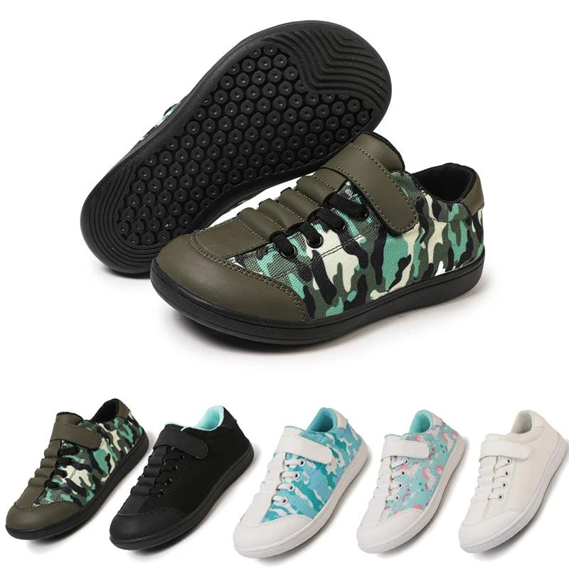Chaussures antidérapantes et respirantes pour enfants, chaussures de sport minimalistes pour garçons
