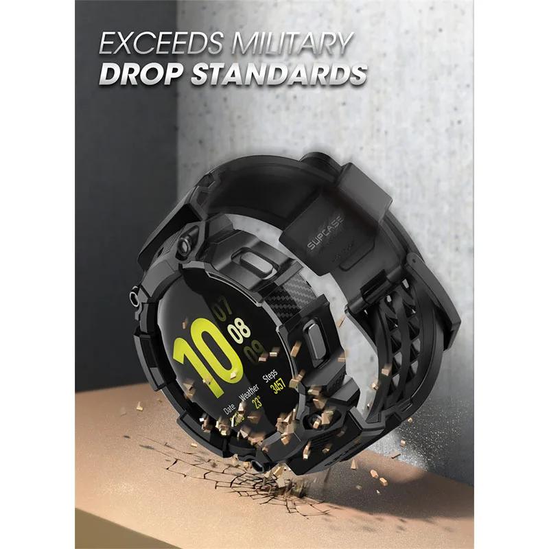Boîtier de montre pour Galaxy Watch 6/5/4 [44 mm] SUPCASE UB Pro Housse de protection robuste avec b