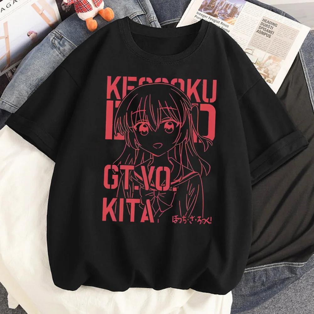 Bocchi the Rock chemise adolescent années 2000 kawaii Grunge années 80 Punk Vintage t-shirt gothique