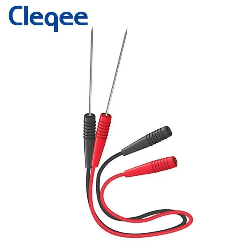 Cleqee P1046 aiguilles de perforation pointues de 0.7mm fils de perçage avec douille à ressort intér