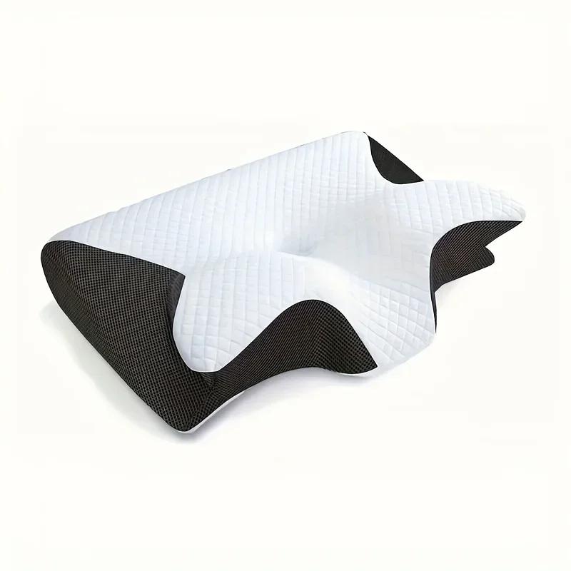 Oreiller ergonomique en corne de cou pour le côté, la relaxation des épaules, support doux mais ferm