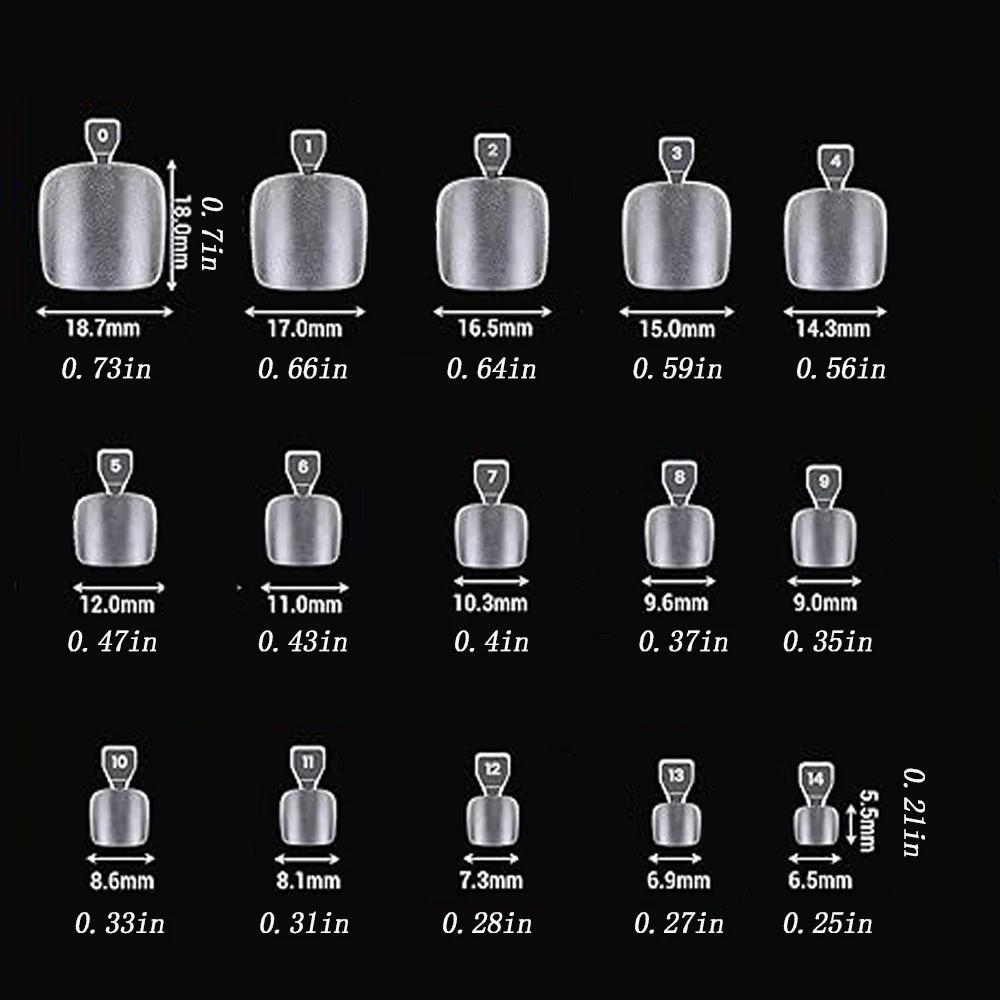 120/150 pièces ongles courts carrés faux Gel doux couverture complète pré-forme orteil pointe mat pr