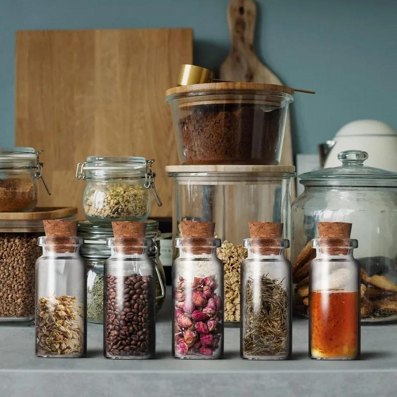 10 pièces 5 ml-20 ml petites bouteilles en verre avec bouchons en liège bricolage décoration Mini fl