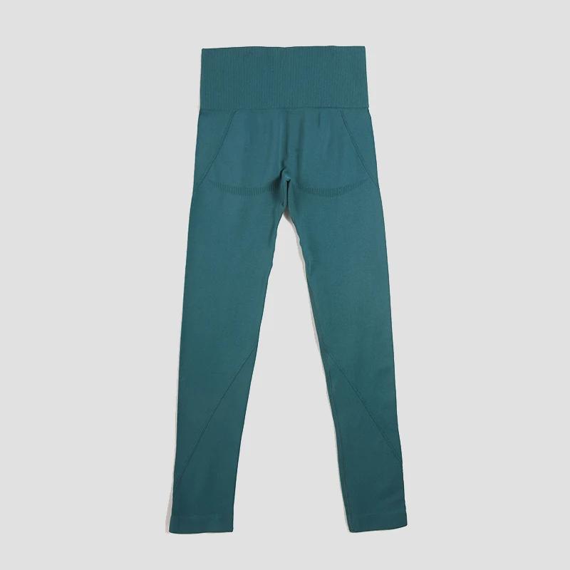 Leggings de yoga taille haute sans couture pour femmes - contrôle du ventre pour le fitness et la course