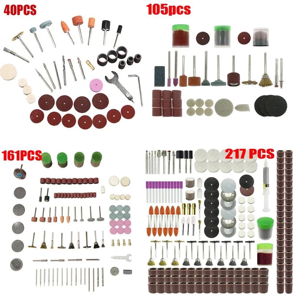 Ensemble d'accessoires pour outils électriques, outils rotatifs, adaptés à la perceuse Dremel, acces