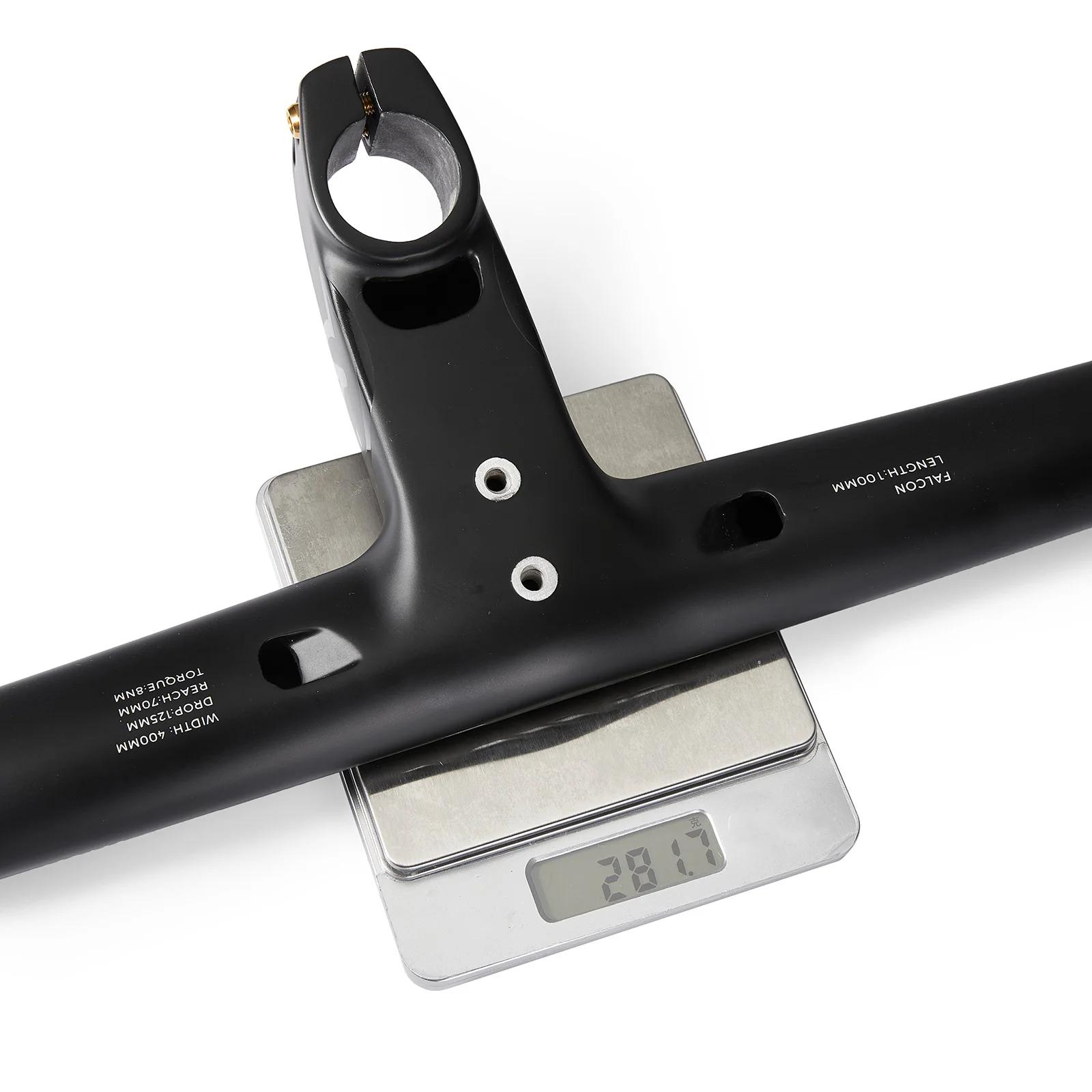 Guidon de route en carbone Avian Falcon II intégré ultraléger T800 graphène Aero course vélo vélo ba