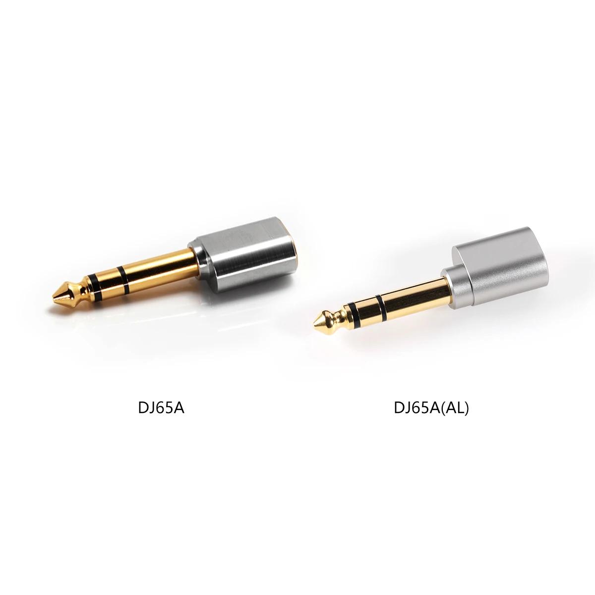 ESTE DDHIFI DJ65A(AL)-Tout nouvel adaptateur audio en alliage d'aluminium, 6.35mm mâle vers 3.5mm fe