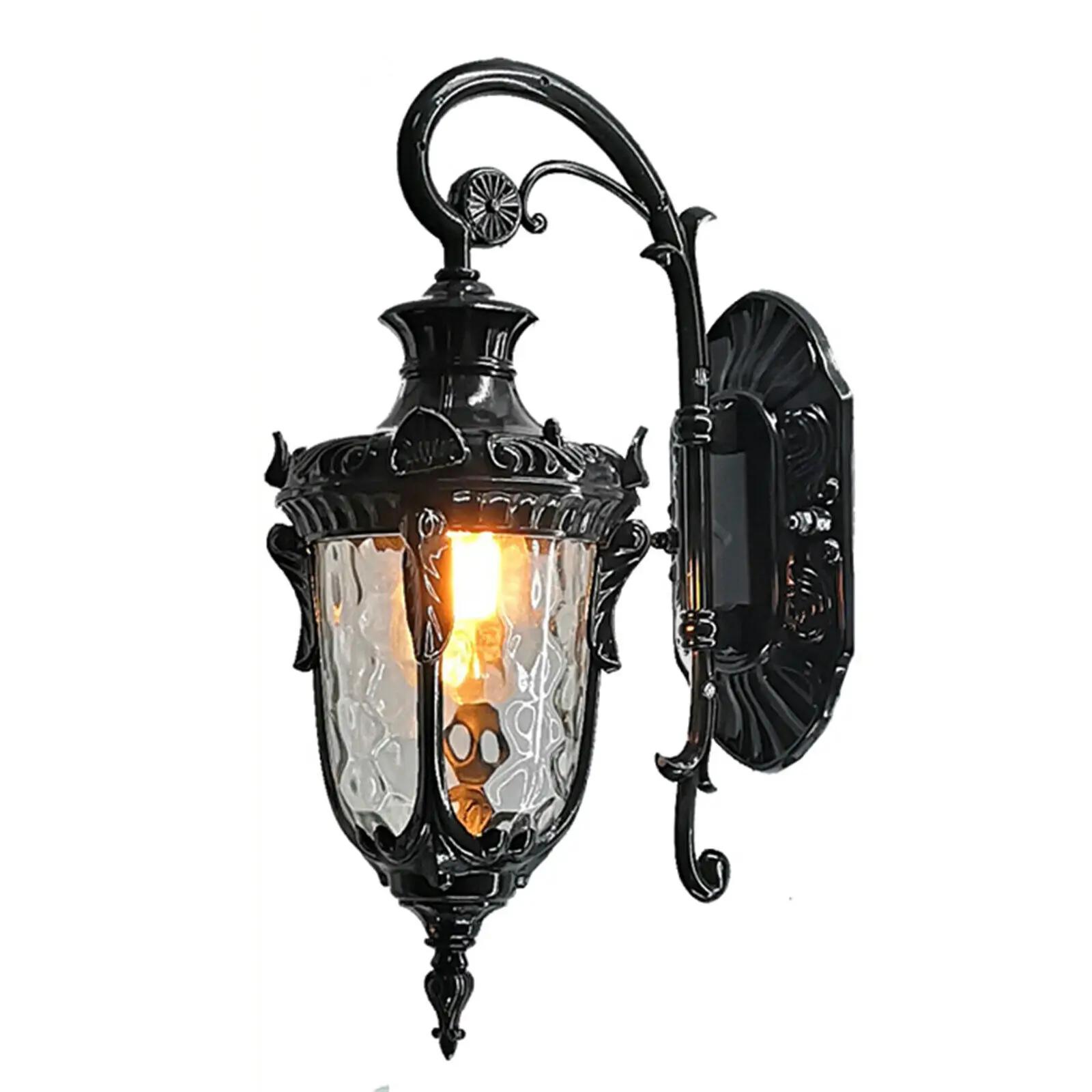 LOYALHEARTD-Applique Murale Imperméable Noire, Luminaire d'Extérieur, Idéal pour un Jardin ou une Vé