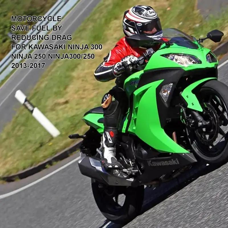 Kit d'Aile Aérodynamique de Moto Kawasaki, Accessoires pour Ninja 300/ 250 EX300 2013-2017