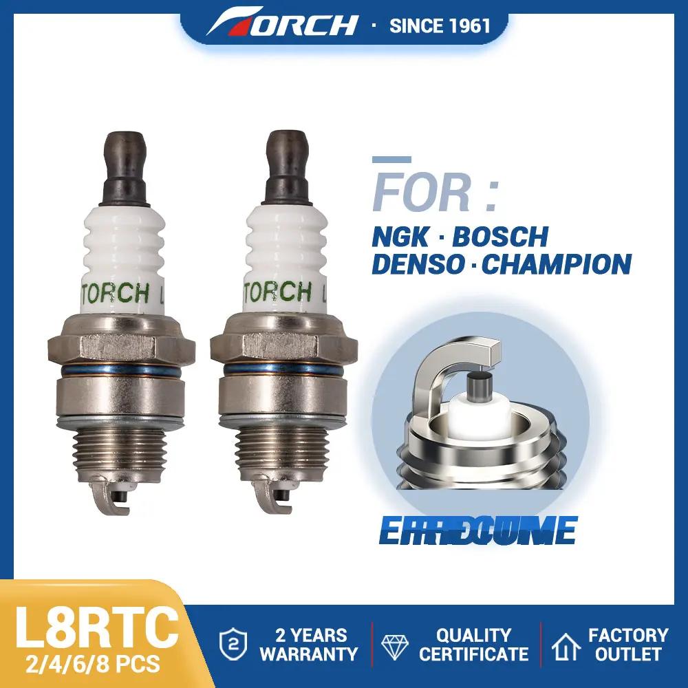 2-8PCS Bougies d'allumage solides pour BPMR8Y BPM8Y Champion RCJ6Y Brisk PR15YC Kawasaki 920702115 B
