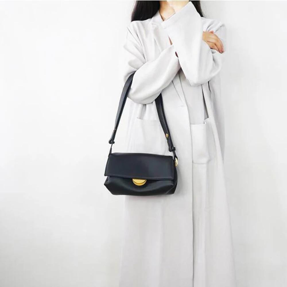 Sac à bandoulière en cuir pour femmes, sacs à bandoulière, plusieurs poches, sac à main à sangle rég
