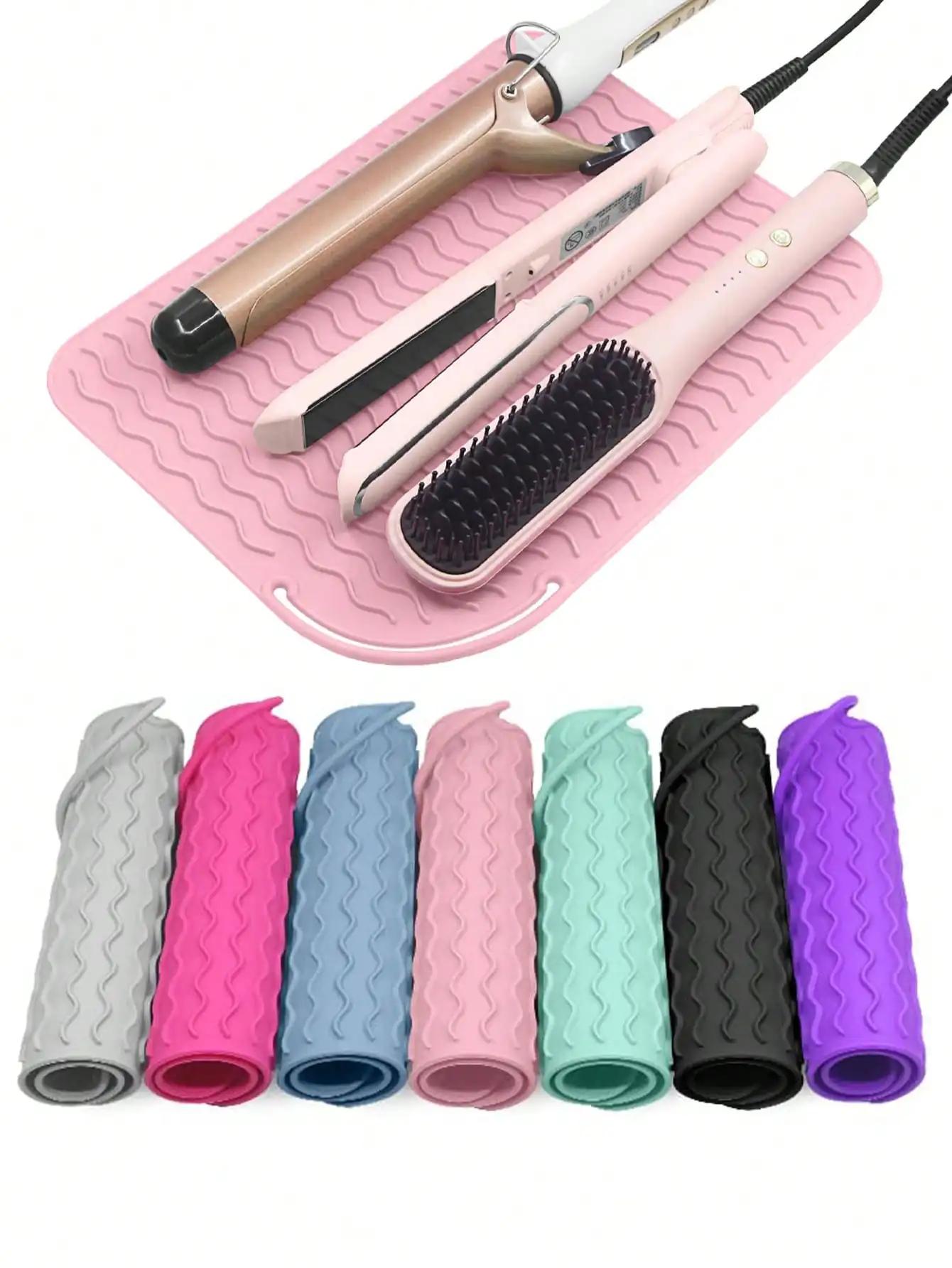 Tapis en Silicone résistant à la chaleur, grande taille, Portable, outils chauds de voyage, housse p
