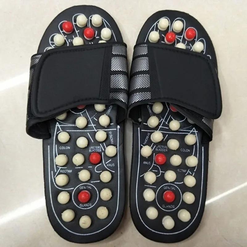 Acupoint-Pantoufles de Énergie pour Homme et Femme, Sandales de Pieds Chinois, Thérapie d'Acupressio