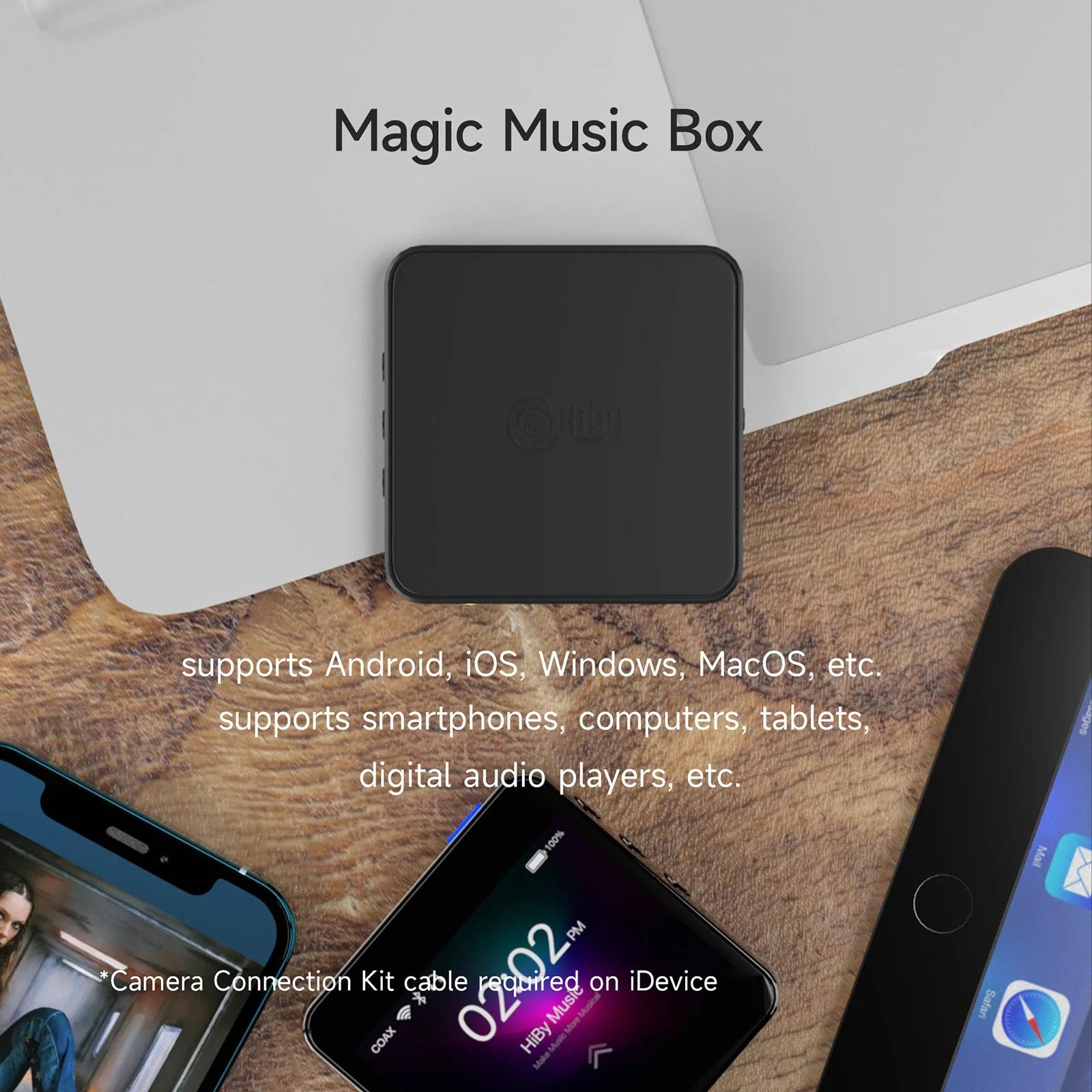 HiBy FD1 Type C USB DAC, amplificateur de casque, décodeur HiFi Audio DSD128 MQA pour lecteur de mus