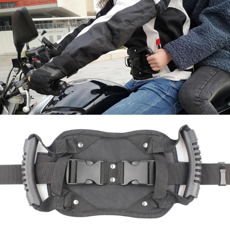 Ceinture de sécurité pour moto et Scooters, poignée de passager pour siège arrière, sangle antidérap