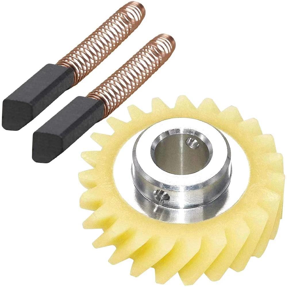 Engrenage d'entraînement à vis sans fin pour support Kitchen Aid, brosse moteur, W10112253, 9706416,