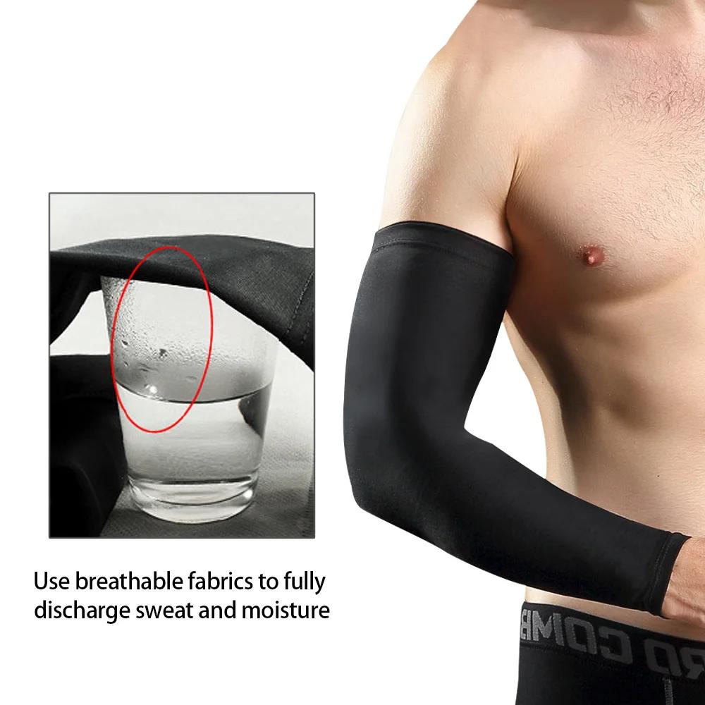 TopRunn Manchons de bras de refroidissement pour hommes et femmes, protection UV en plein air, manch