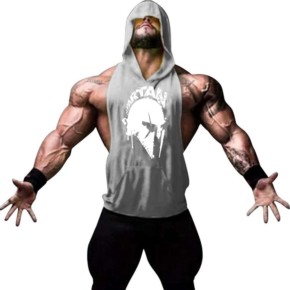 T-shirt à Capuche pour Homme, Vêtements de Fitness, Musculation, Précieux, Entraînement en Y, Nouvel