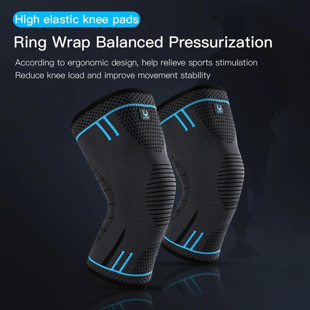 1 PC genouillères sangle rotule soutien médiale ménisque Silicone Compression Protection Sport genou