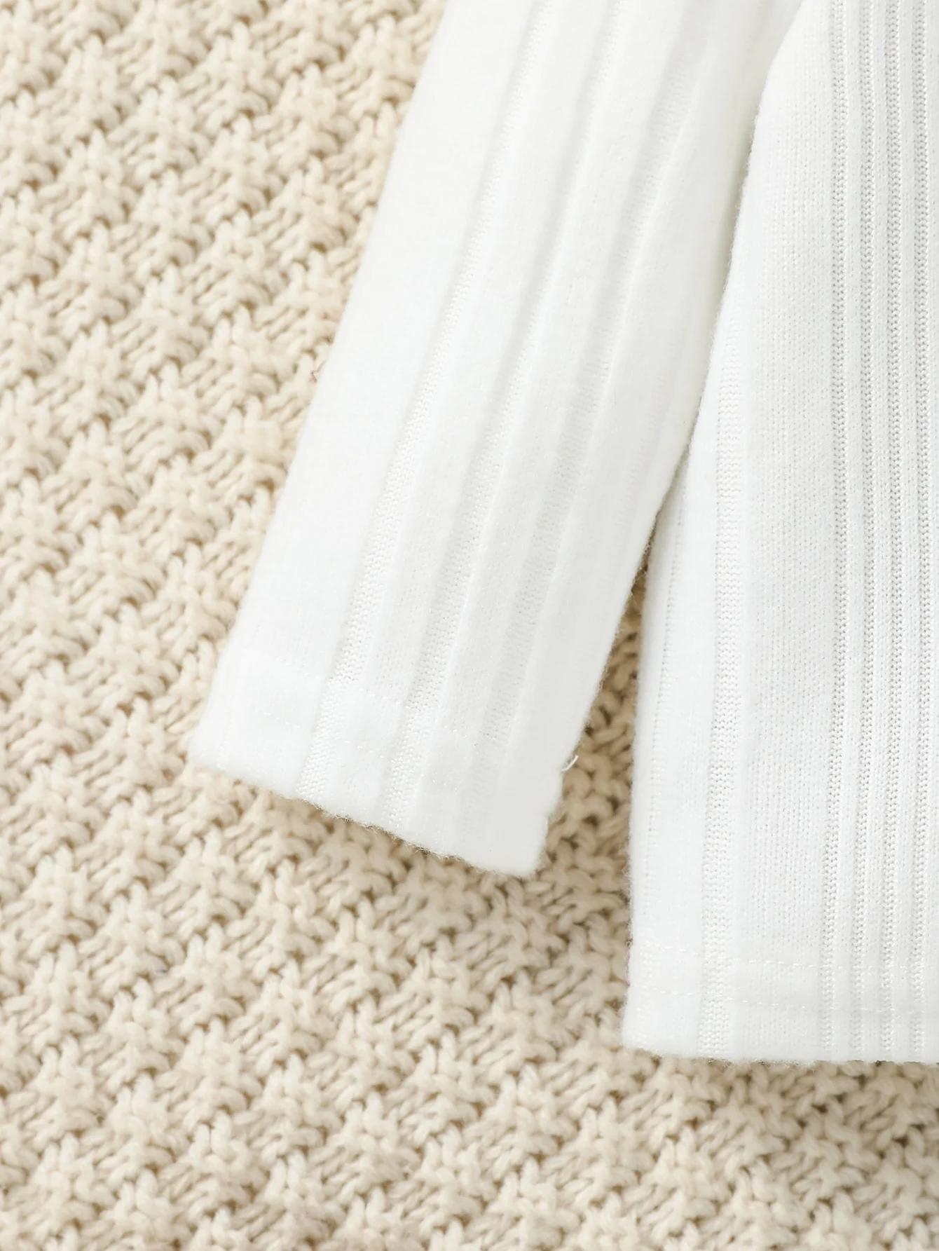 2 pièces bébé garçons/filles toutes saisons haut à manches longues + bretelles pantalon costume vête