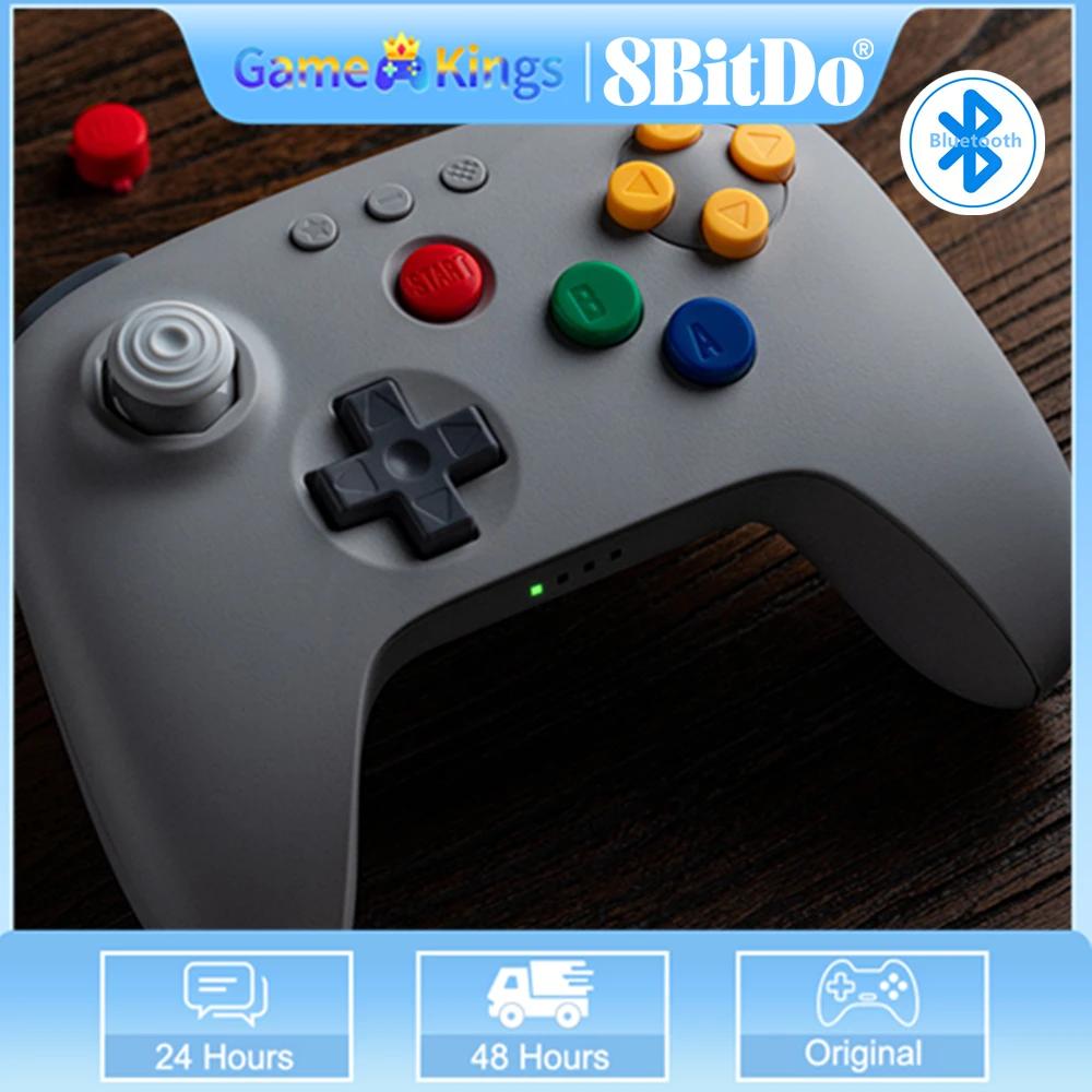 Manette Bluetooth 8BitDo pour Analogue 3D, Switch, Switch 2, Windows, Android, N64 avec joysticks à 