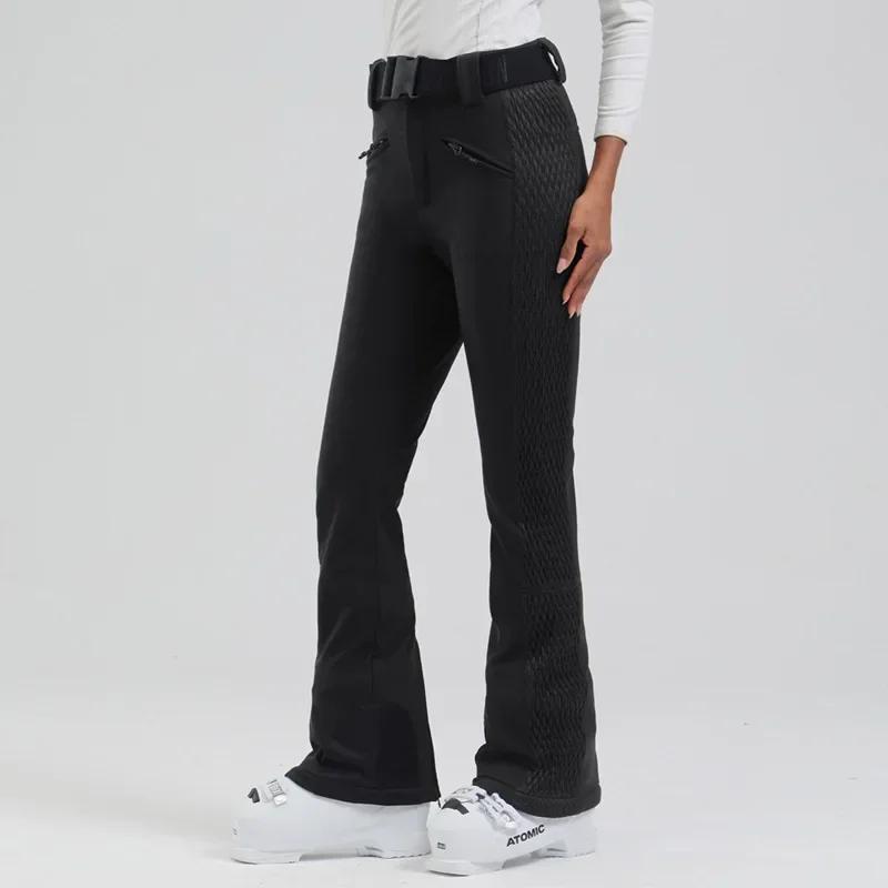 Pantalons de Ski femmes Sport Ski ensemble coupe-vent imperméable vêtements de neige montagne mince