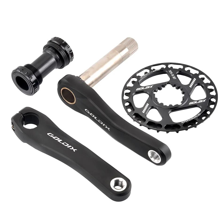 GOLDIX – pédalier de vélo pour enfants, 110/127/140/150/155/160mm, avec disque de protection, 30T 32