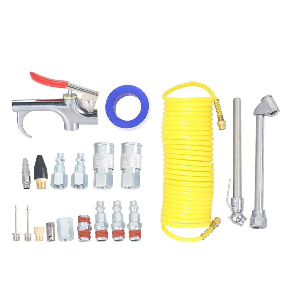 Ensemble de buses de odorà tuyau de recul, compresseur d'air, kit d'accessoires, 25 fédérations, 1/4