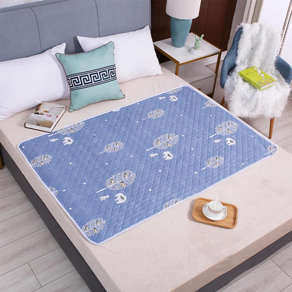 Matelas imperméable et lavable en polymère d'urine pour bébé et enfant en bas âge, protège-lit en de