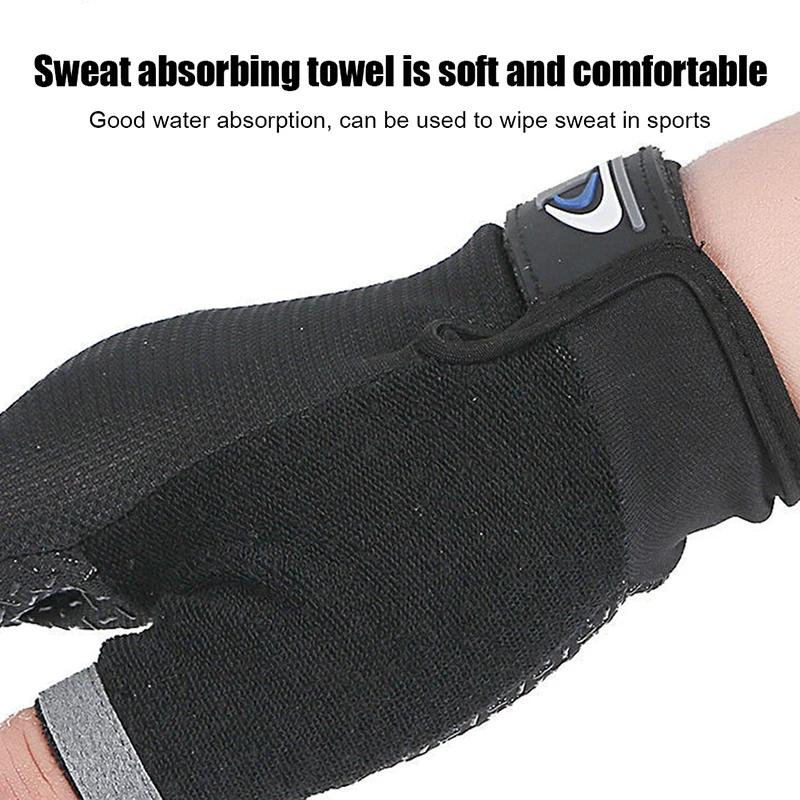 Gants de pêche d'été pour hommes et femmes, Anti-UV, cyclisme, coupe à deux doigts, écran tactile, a