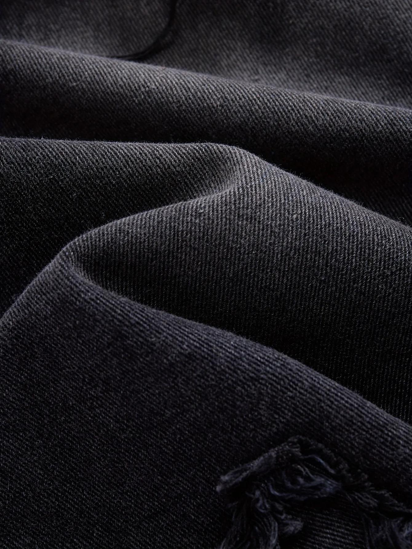 Pantalon en Denim à jambes droites pour filles, tissu délavé Y2K, motif cinq étoiles, Patchwork, pol