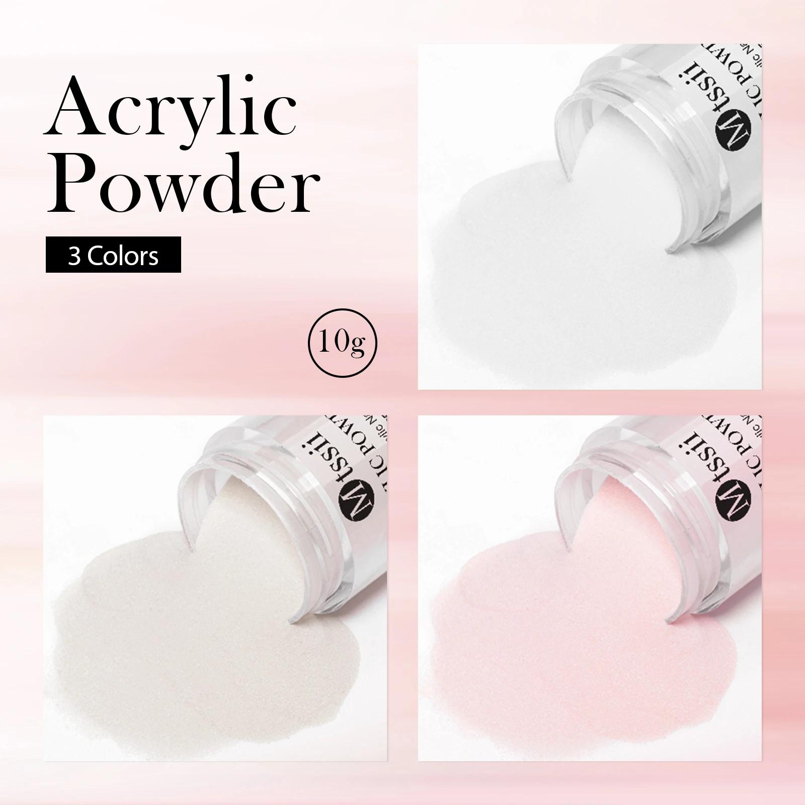 Ensemble de système d'ongles en poudre acrylique, rose nu, ensemble de liquide monomère pour Extensi