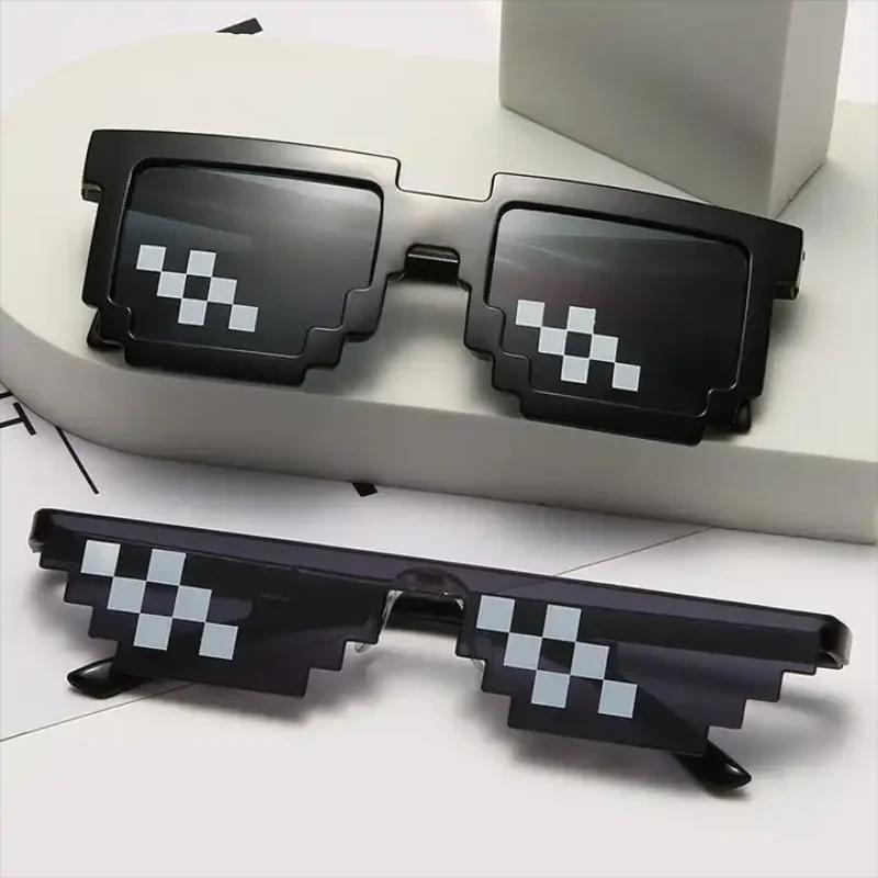 Lunettes de soleil mosaïque Cool Party Vintage nuances lunettes pour hommes lunettes de soleil pixél